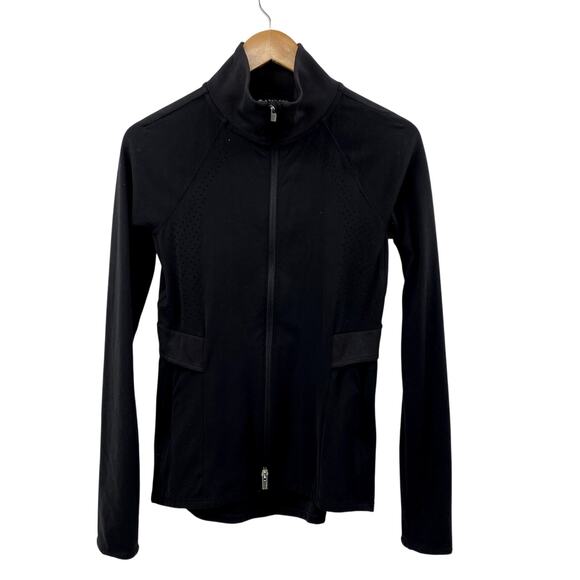 Athleta Black Form Fitting Chakra Workout Jacket - Picture 3 of 6